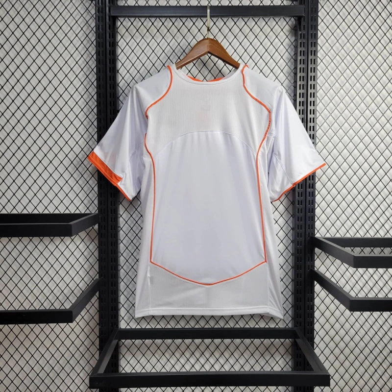 Camisa II Holanda Retrô | 2004 Nike - Branca e Laranja