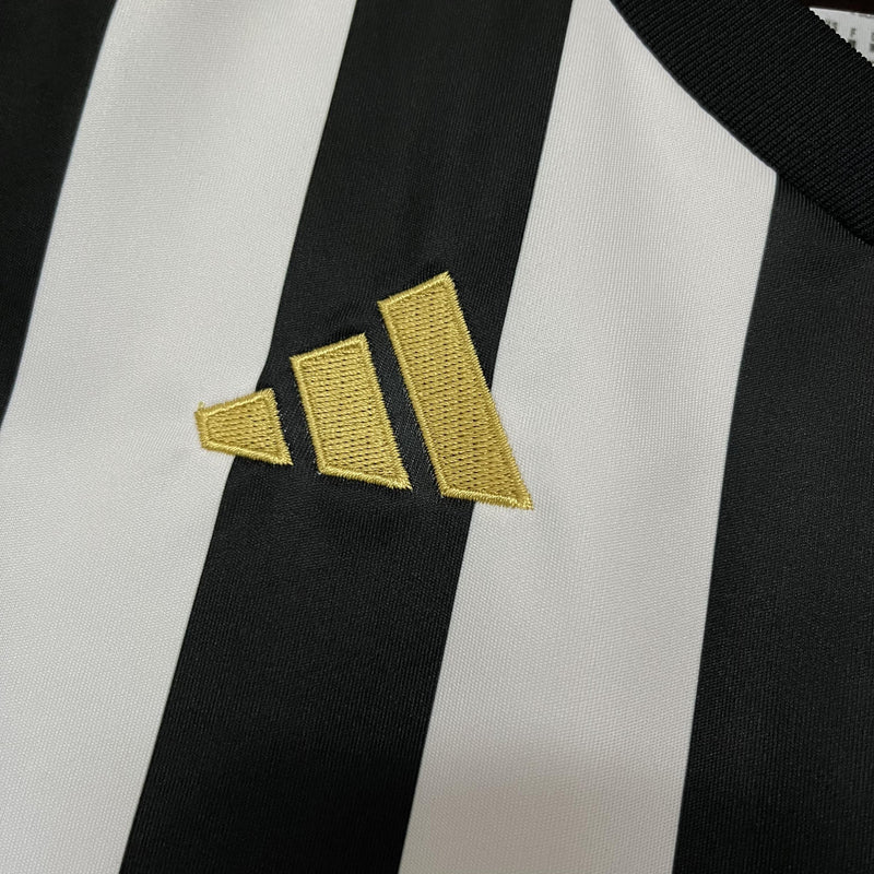Camisa I Clube Atlético Mineiro | 25/26 Torcedor Adidas - Branca e Preta - Feminina