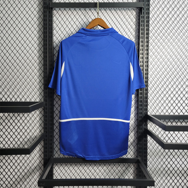 Camisa II Brasil Retrô | 2002 Nike - Azul