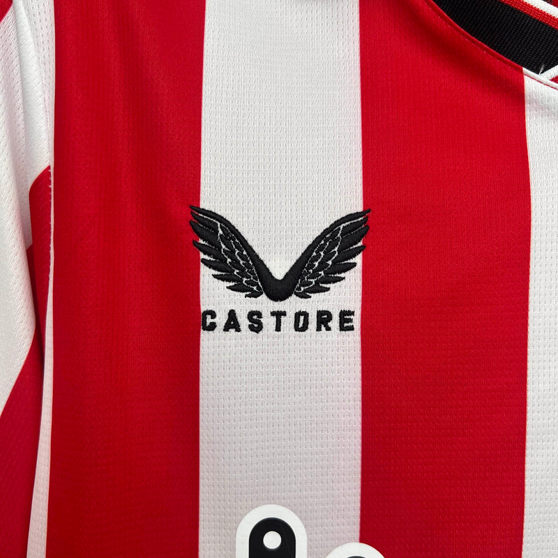 Camisa I Athletic Bilbao | 25/26 Torcedor Castore - Vermelha e Branca