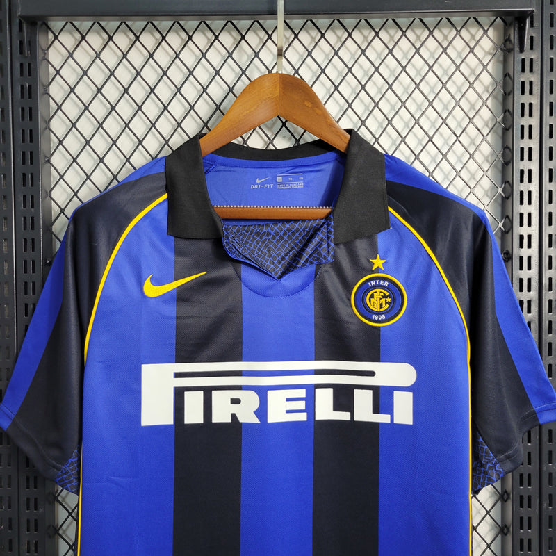 Camisa I Inter de Milão Retrô | 01/02 Nike - Azul e Preta