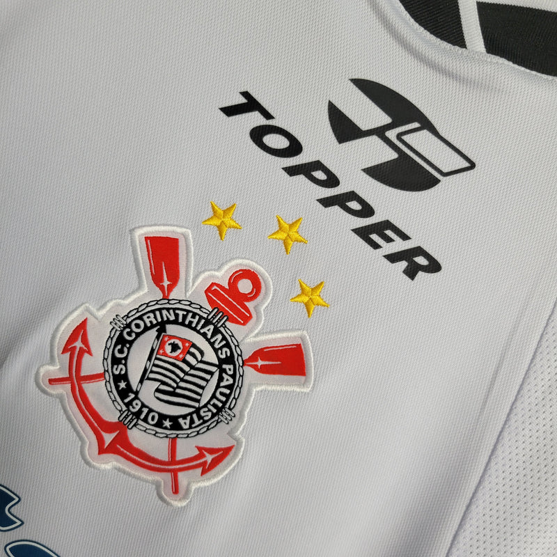 Camisa Mundial Corinthians Retrô | 2000 Topper - Branca
