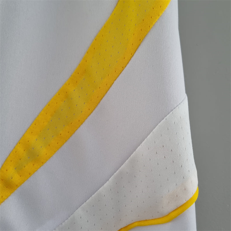 Camisa I LA Galaxy Retrô | 07/08 Adidas - Branca Amarela