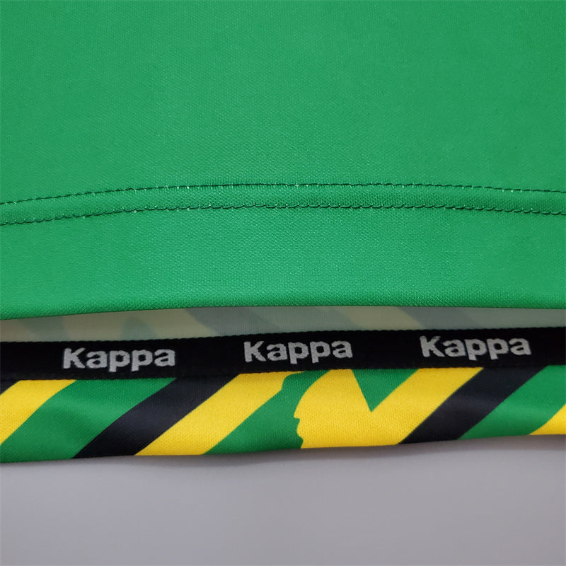 Camisa II Jamaica Retrô | 1998 Kappa - Verde Amarela e Preta