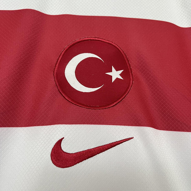 Camisa I Turquia | 24/25 Torcedor Nike - Branca e Vermelha