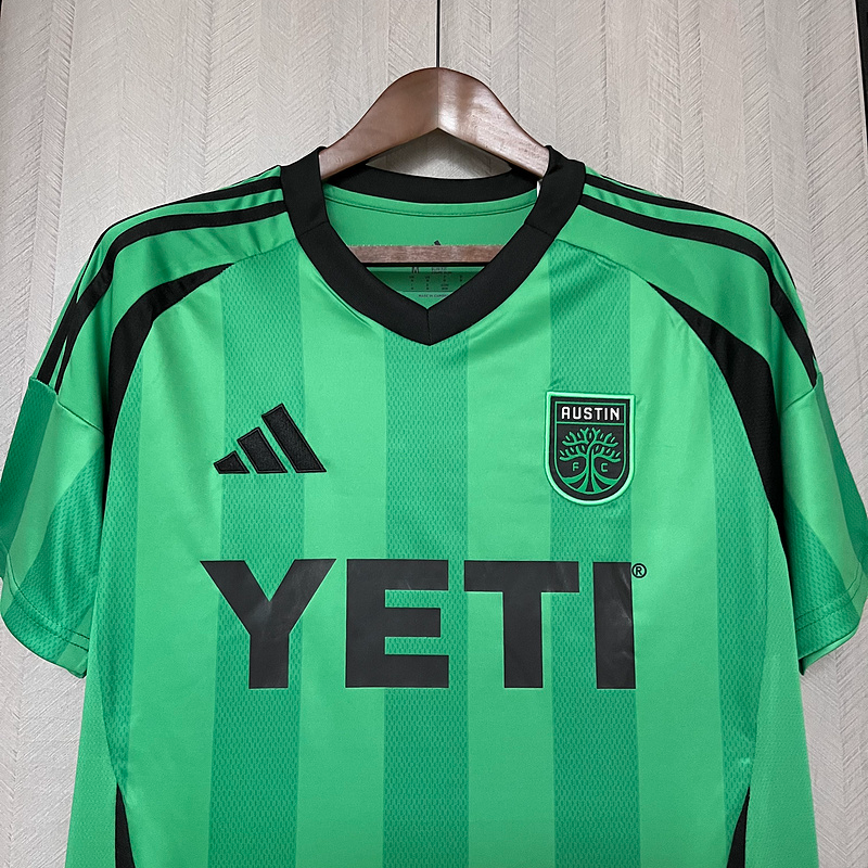 Camisa I Austin FC | 25/26 Torcedor Adidas - Verde e Preta