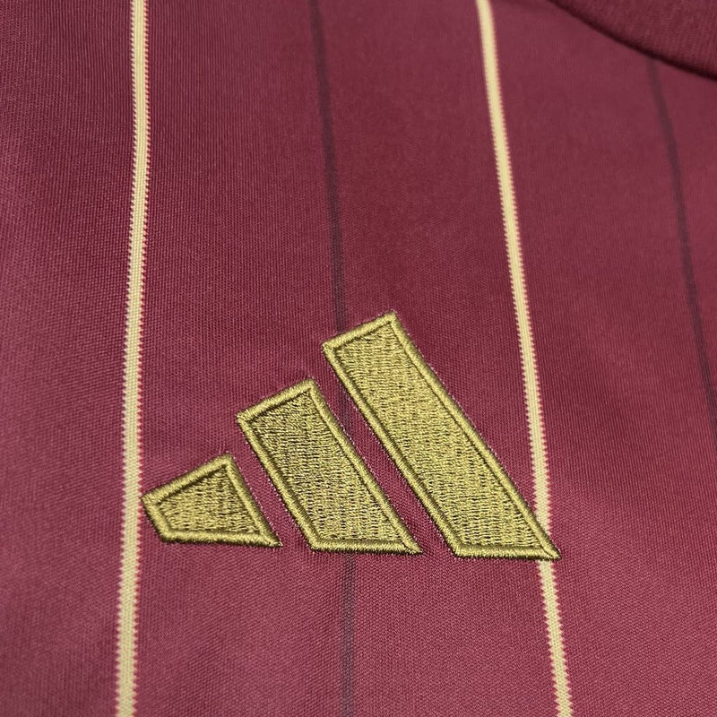 Camisa I Roma | 24/25 Torcedor Adidas - Clarete e dourado