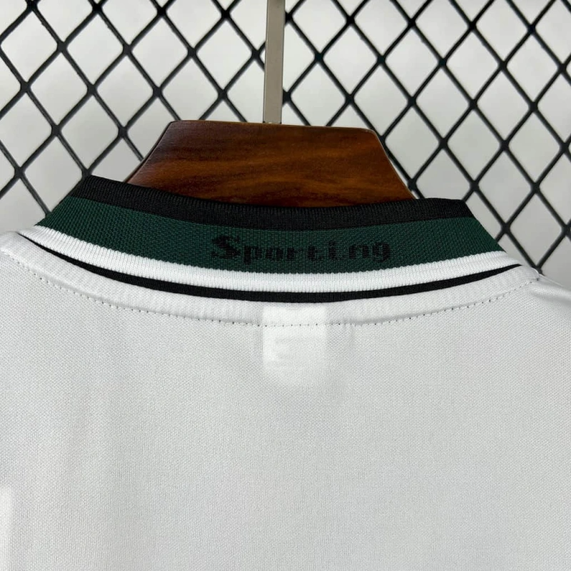 Camisa I Sporting Retrô | 2000/01 Reebok - Branca e Verde