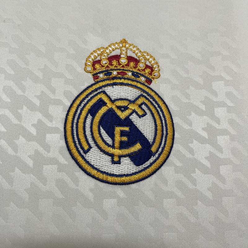 Camisa I Real Madrid | 24/25 Torcedor Adidas - Branca