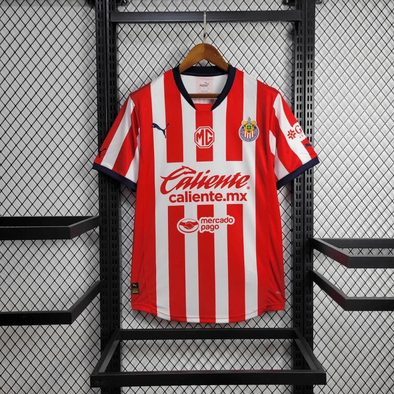 Camisa I Chivas Guadalajara | 24/25 Torcedor Puma - Vermelha e Branca
