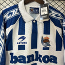 Camisa I Real Sociedad Retrô | 94/95 Astore - Azul e Branca