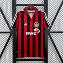 Camisa I Bayer Leverkusen Retrô | 01/02 Adidas - Vermelha e Preta