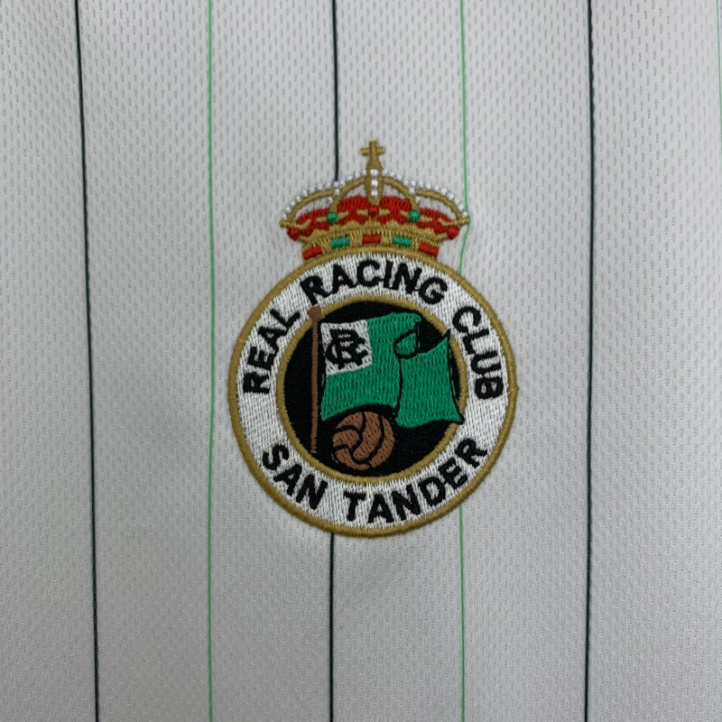 Camisa Aniversário Racing Club Santander | 24/25 Torcedor Austral - Branca e Verde