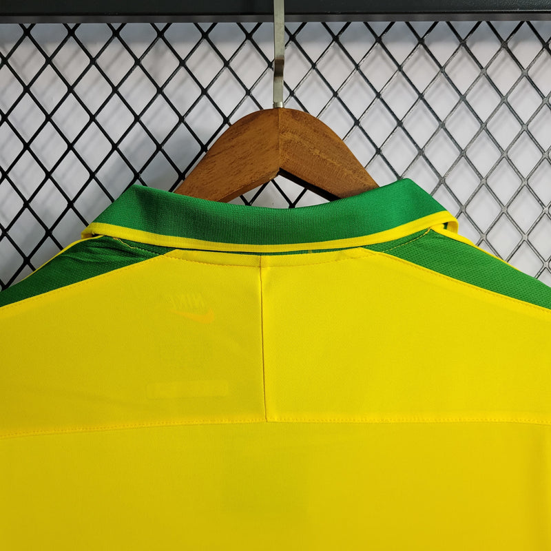 Camisa I Brasil Retrô | 1997 Nike - Amarela