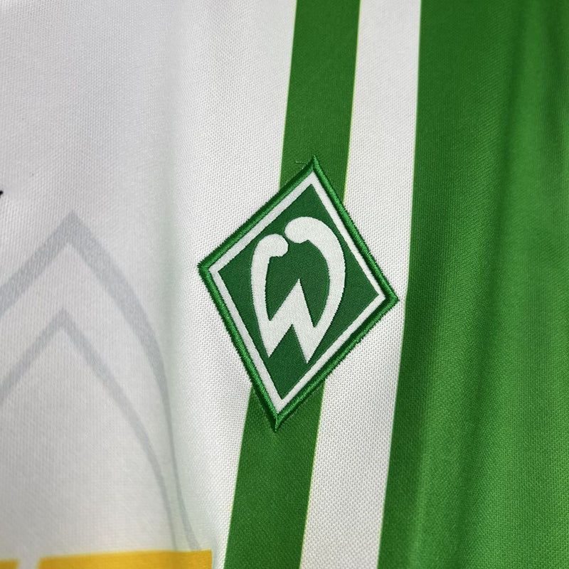 Camisa I Werder Bremen Retrô | 96/97 Puma - Branco e Verde