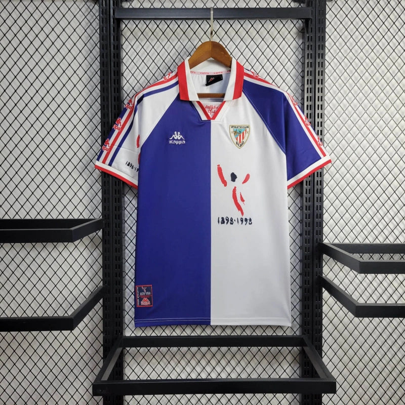 Camisa II Athletic Bilbao Retrô | 97/98 Kappa - Azul e Branca