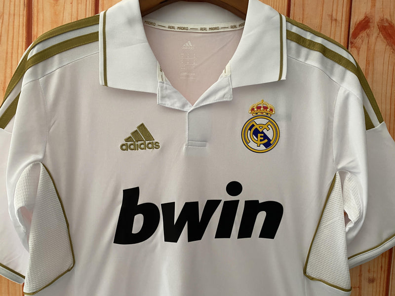 Camisa I Real Madrid Retrô | 11/12 Torcedor Adidas - Branca