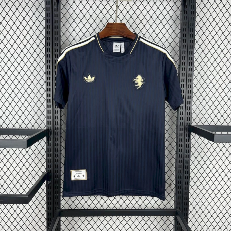 Camisa Terrace Icons Juventus | 25/26 Torcedor Adidas - Azul