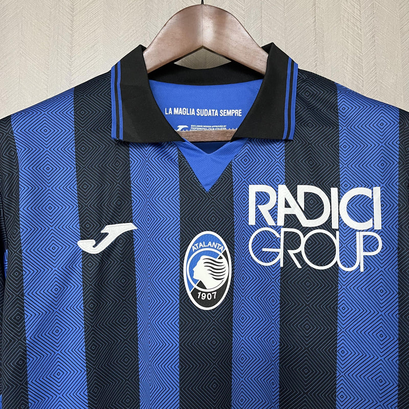 Camisa I Atalanta | 23/24 Torcedor Joma - Azul e Preta