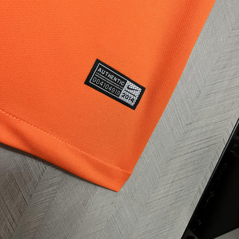 Camisa I Holanda Retrô | 2014 Torcedor Nike - Laranja