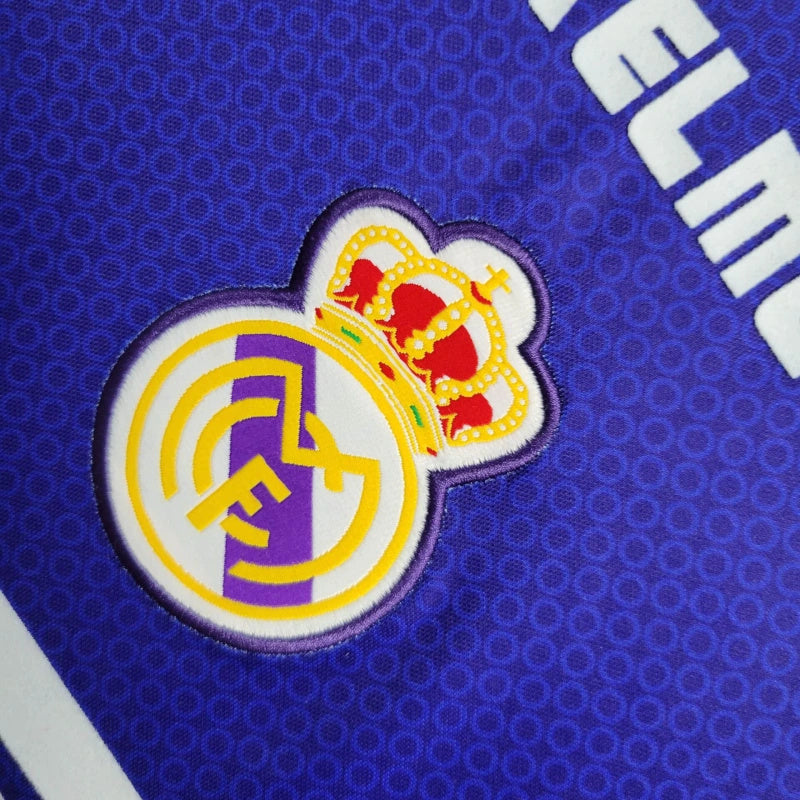 Camisa II Real Madrid Retrô | 97/98 Kelme - Roxa