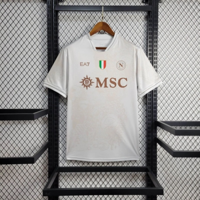 Camisa II Napoli | 25/26 Torcedor EA7 - Branca