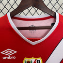 Camisa II Rayo Vallecano | 24/25 Torcedor Umbro - Vermelha e Branca