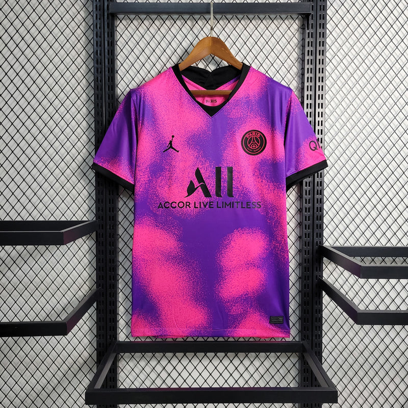 Camisa IV PSG | 20/21 Torcedor Jordan - Roxa e Rosa