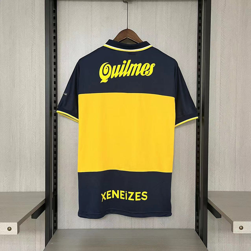 Camisa I Boca Juniors Retrô | 90/91 Torcedor Nike - Azul e Amarela