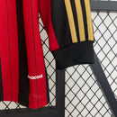 Camisa I Milan Retrô | 13/14 Adidas - Vermelha e Preta - Manga Longa