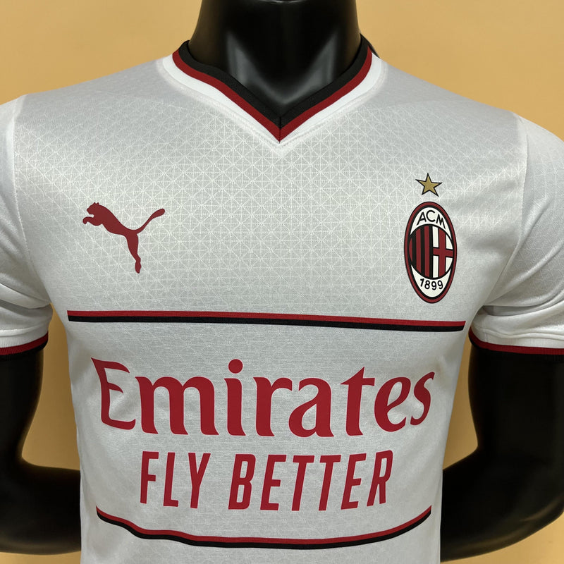 Camisa II Milan | 22/23 Modelo Jogador Puma - Branca e Vermelha