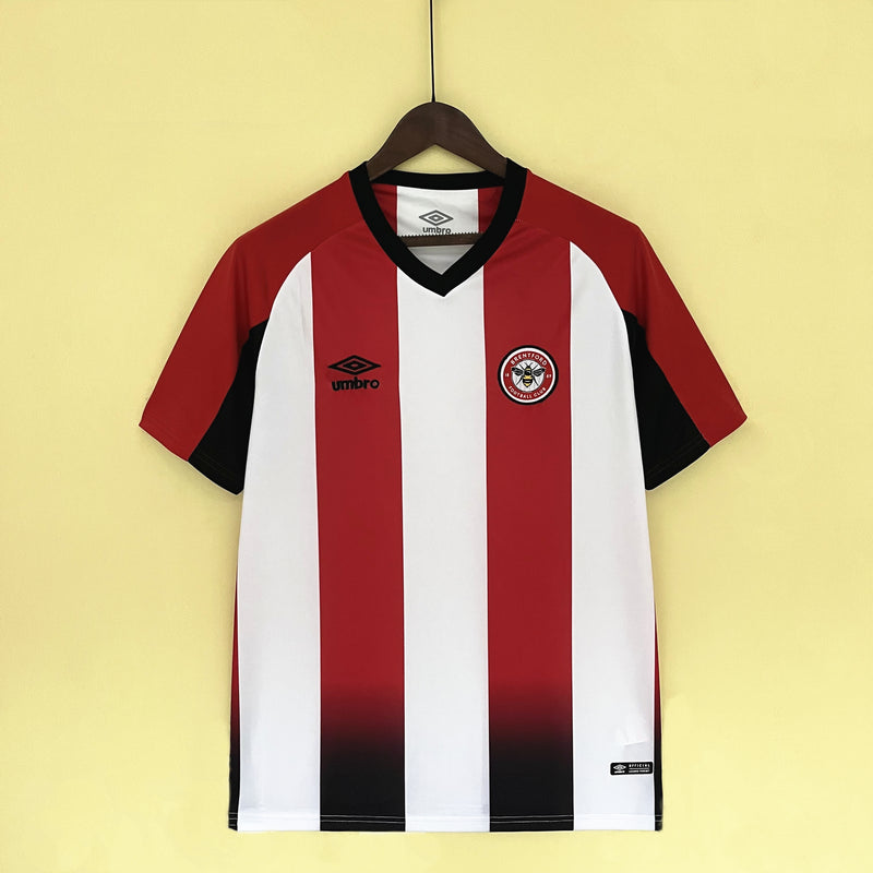 Camisa I Brentford | 23/24 Torcedor Umbro - Vermelha e Branca