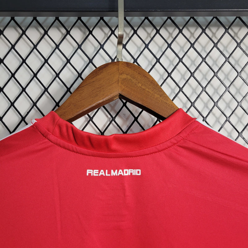 Camisa III Real Madrid Retrô | 11/12 Adidas - Vermelha - Manga Longa