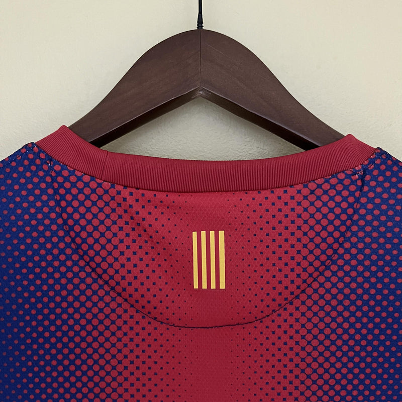 Camisa I Barcelona Retrô | 12/13 Nike - Vermelha e Azul