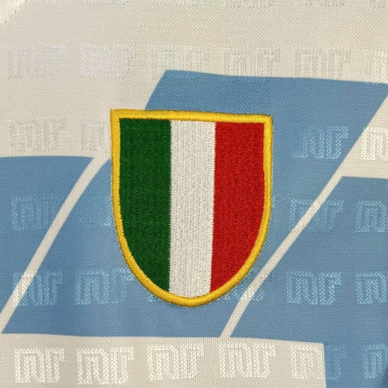 Camisa II Napoli Retrô | 90/91 Ennerre - Branca e Azul
