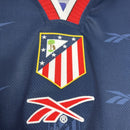 Camisa II Atlético de Madrid Retrô | 98/99 Reebok - Azul Branca e Vermelha