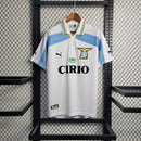 Camisa Aniversário Lazio Retrô | 99/00 Puma - Branca e Azul