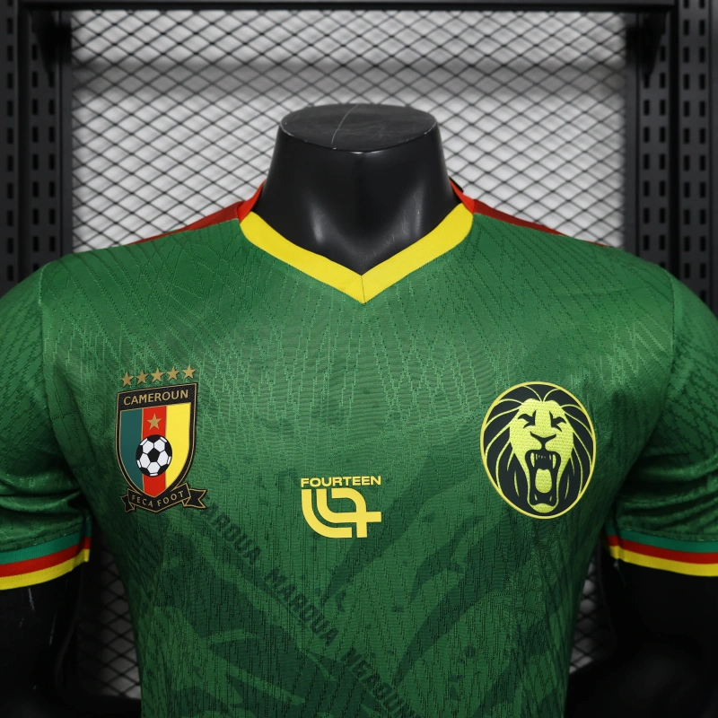 Camisa I Camarões | 25/26 Modelo Jogador 14Fourteen - Verde