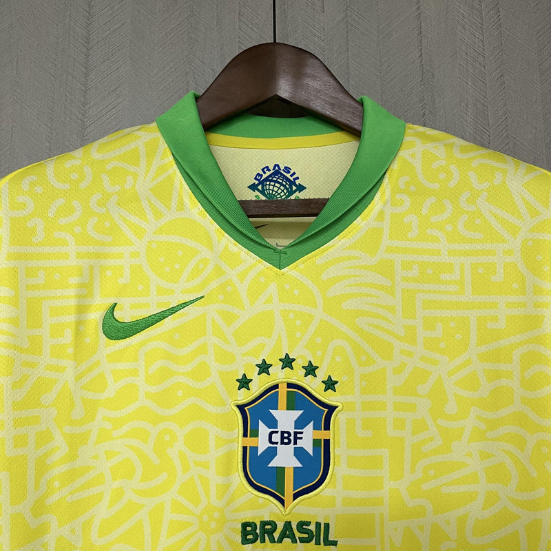 Camisa I Brasil | 24/25 Torcedor Nike - Amarela