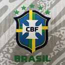 Camisa de Goleiro Brasil | 2024 Modelo Jogador Nike - Branca e Cinza