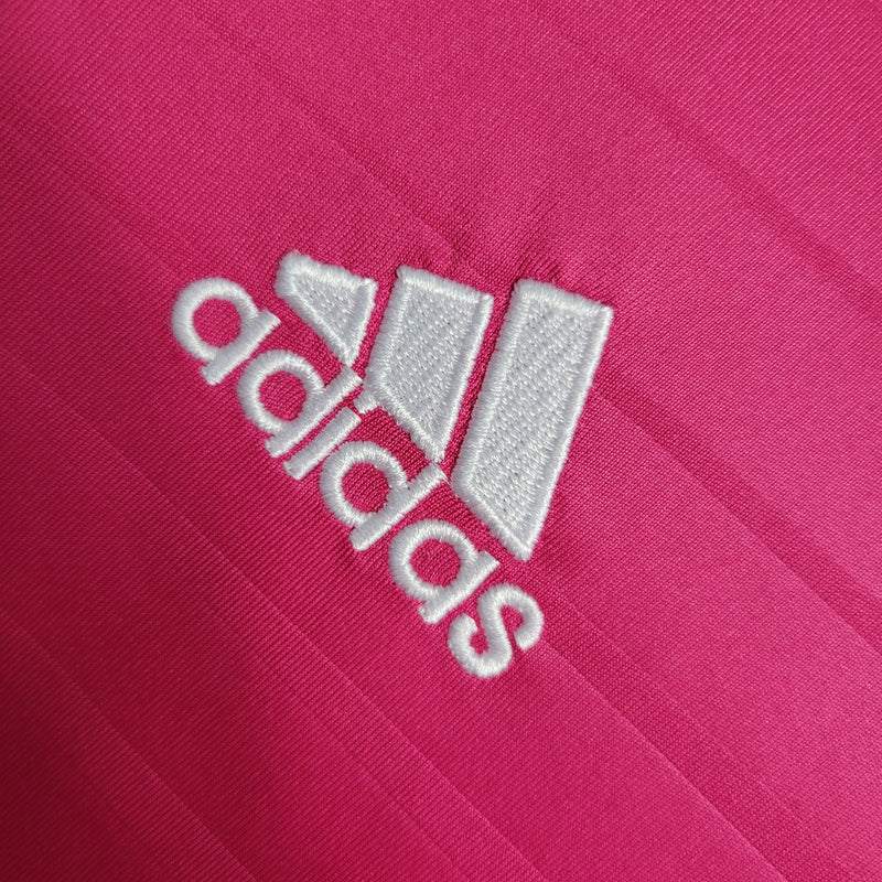 Camisa II Real Madrid Retrô | 14/15 Adidas - Rosa - Manga Longa