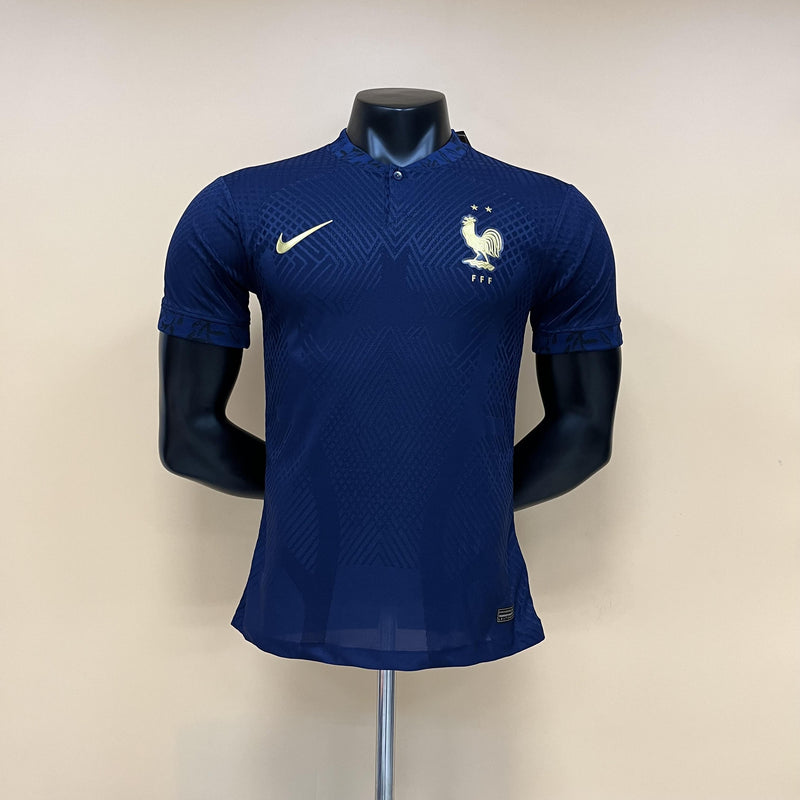 Camisa I França | 22/23 Modelo Jogador Nike - Azul