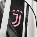 Camisa I Juventus | 25/26 Torcedor Adidas - Branca Preta e Rosa