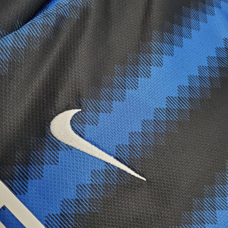 Camisa I Inter de Milão Retrô | 10/11 Torcedor Nike - Azul e Preta - Manga Longa