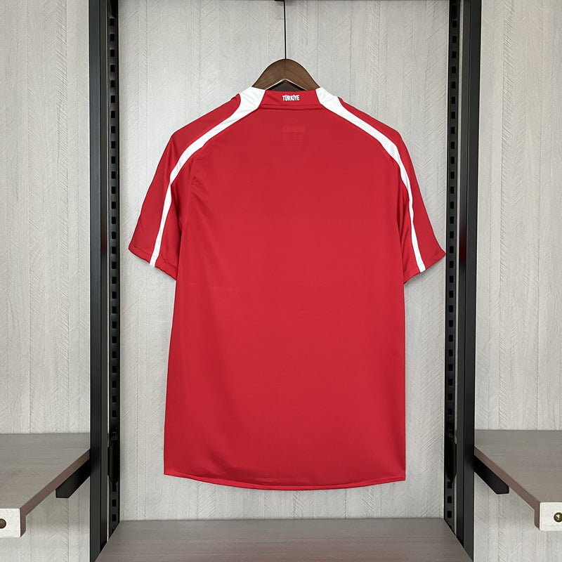 Camisa I Turquia Retrô  | 2008 Torcedor Nike - Vermelha e Branca
