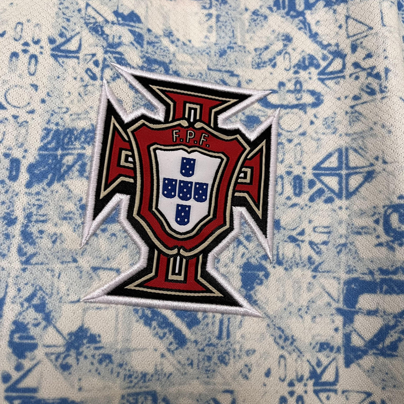 Camisa II Portugal | 24/25 Torcedor - Branca e Azul