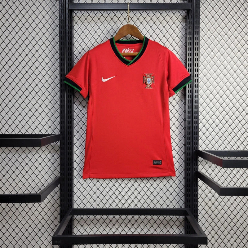 Camisa I Portugal | 2024 Torcedor Nike - Vermelha - Feminina