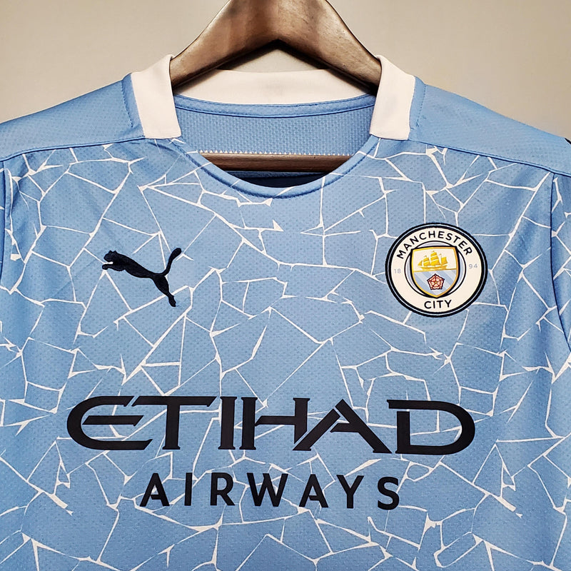 Camisa I Manchester City | 20/21 Torcedor Puma - Azul