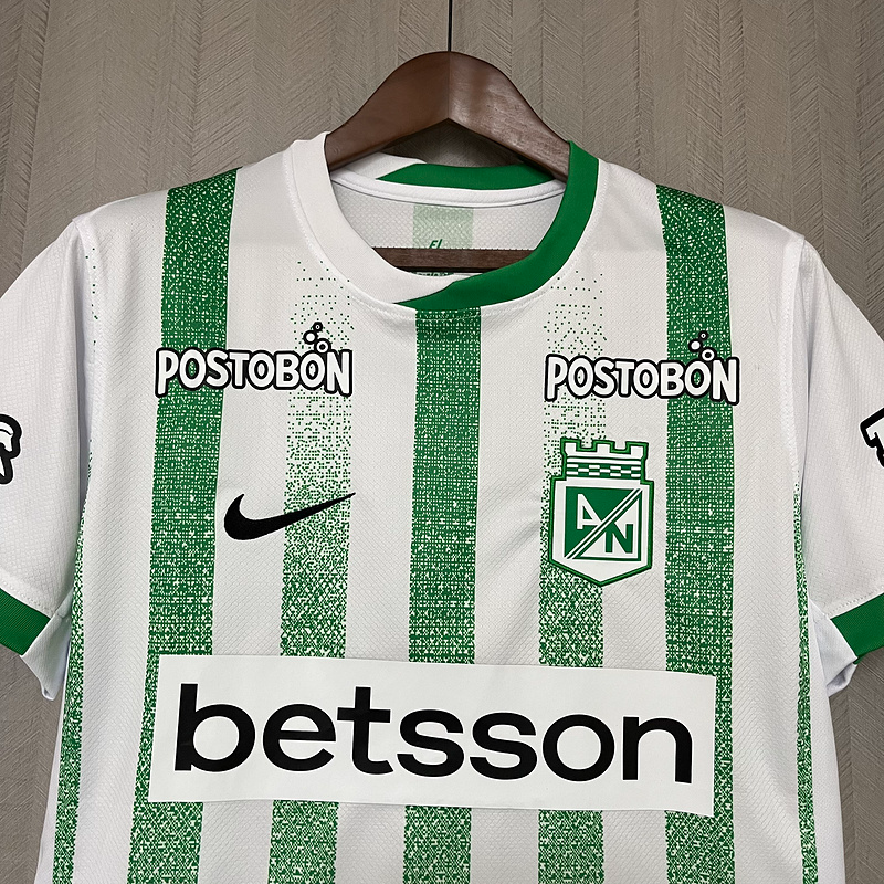 Camisa I Atlético Nacional | 25/26 Torcedor Nike - Verde e Branca
