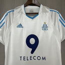 Camisa I Olympique de Marseille Retrô | 2002/03 Adidas- Branca e Azul